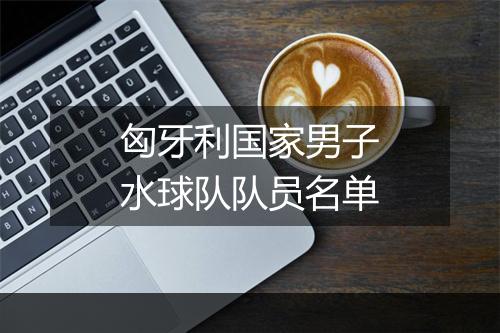 匈牙利国家男子水球队队员名单